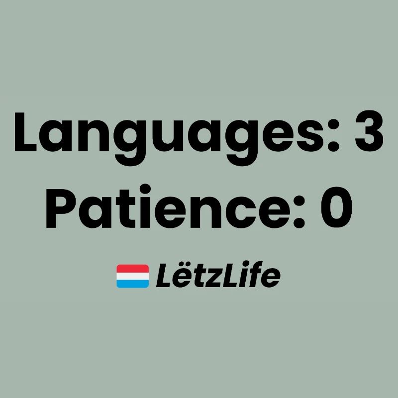 Langues : 3, Patience : 0 – Humour multilingue