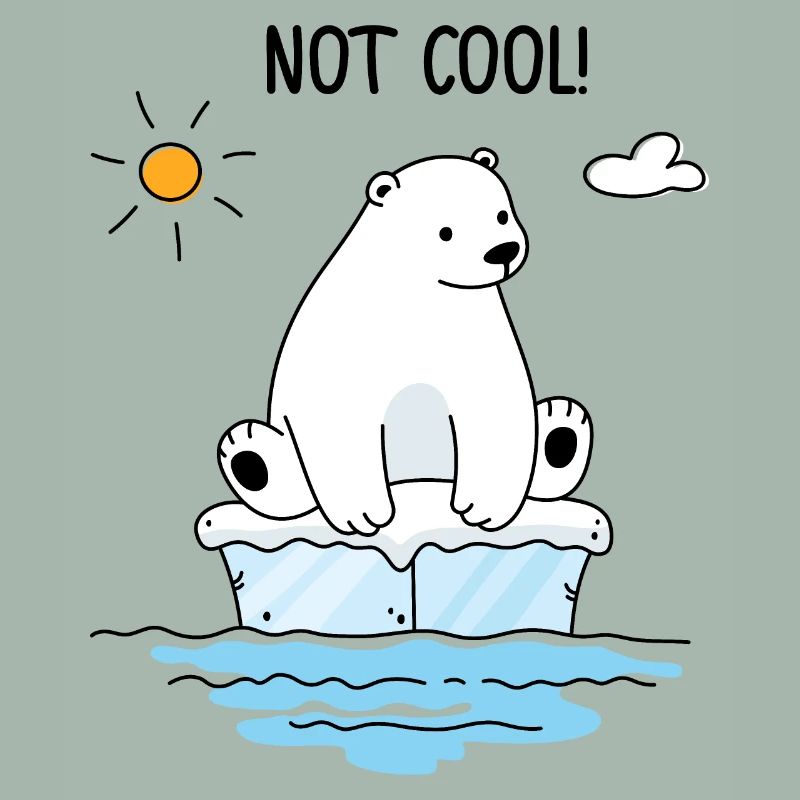 Eisbär auf einer Eisscholle