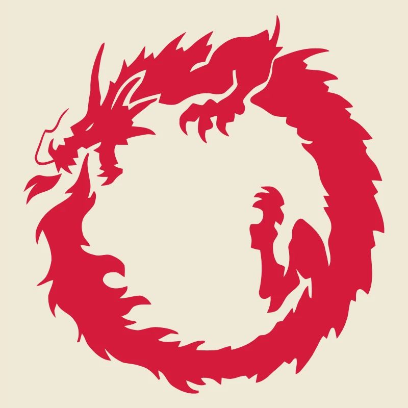 Flaming Dragon Ouroboros