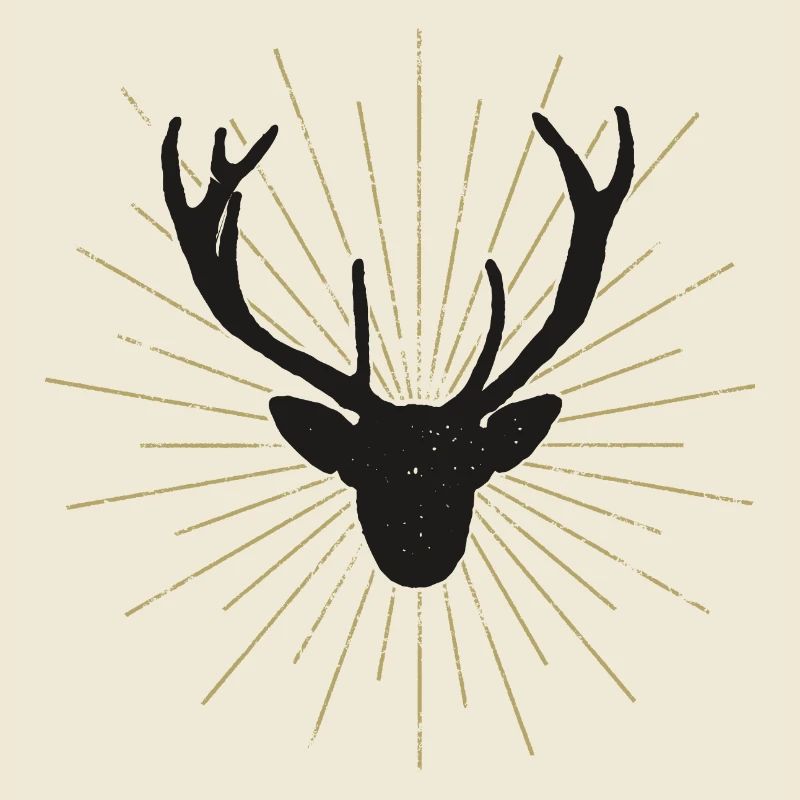 Nice illuminated deer head