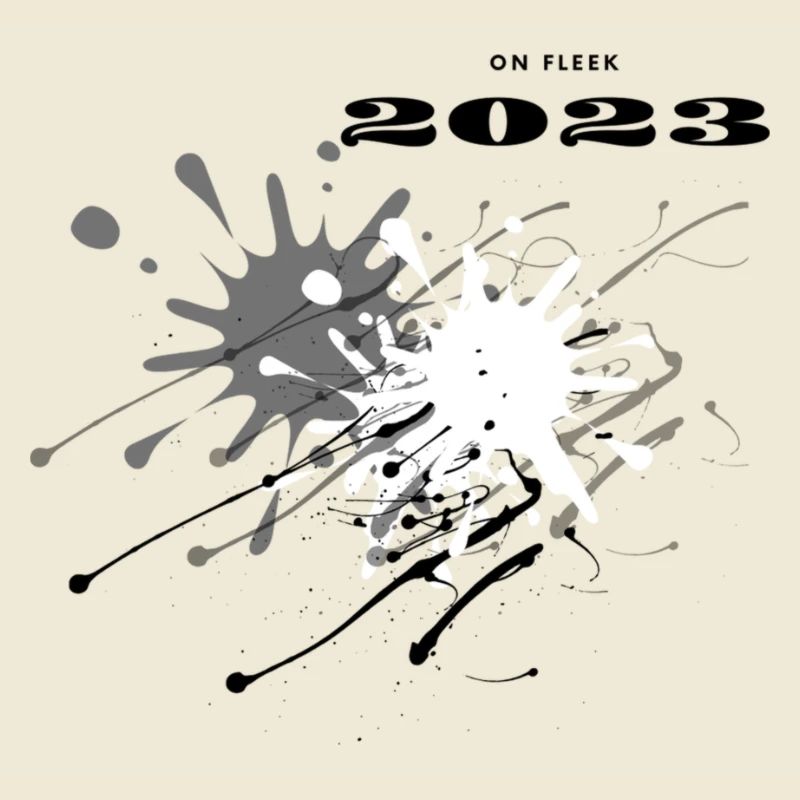 Farbfleck 2023 Modern Spritzig Geschenkidee