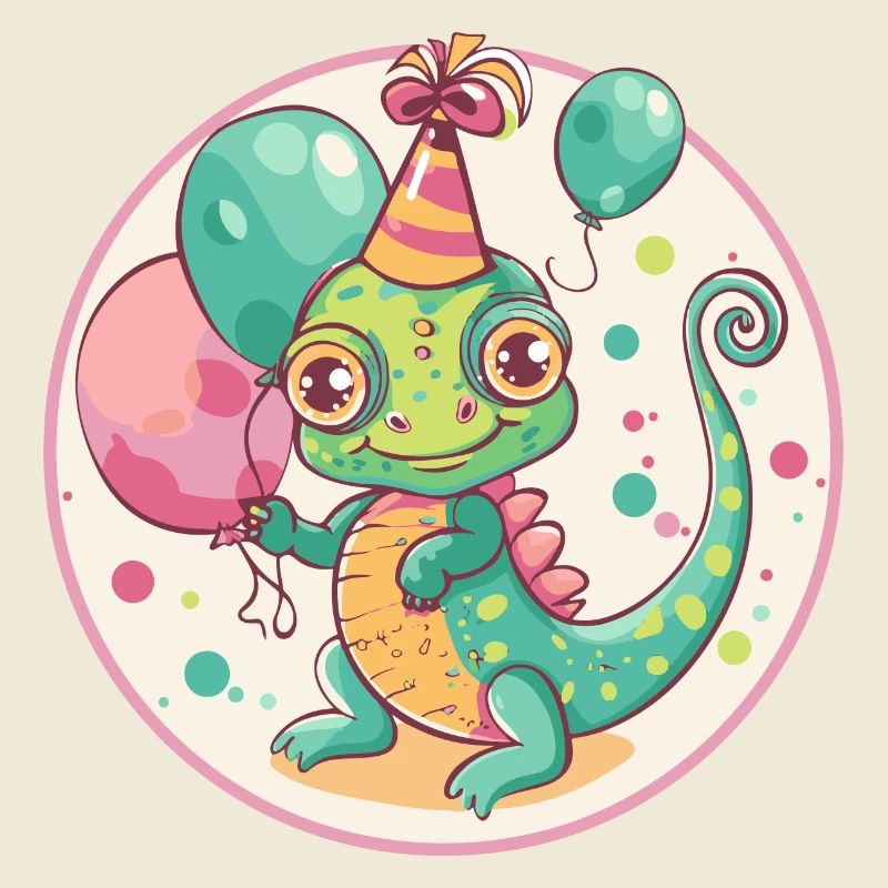 Chameleon Birthday Comic