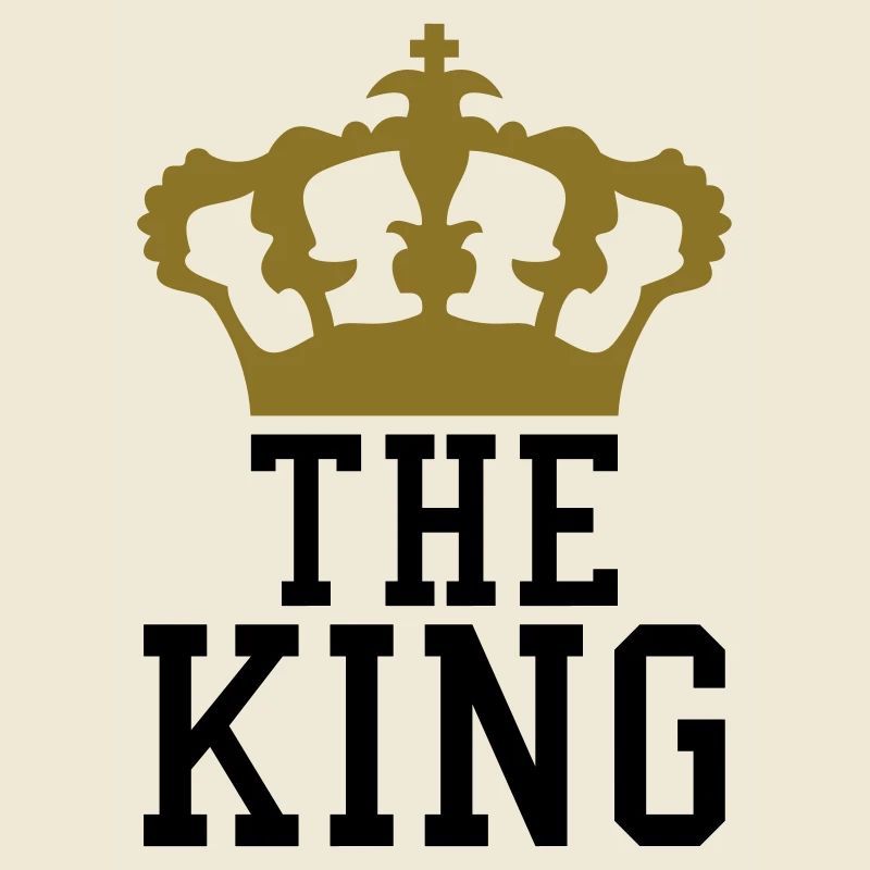 La conception de la couronne du roi textlogo refro