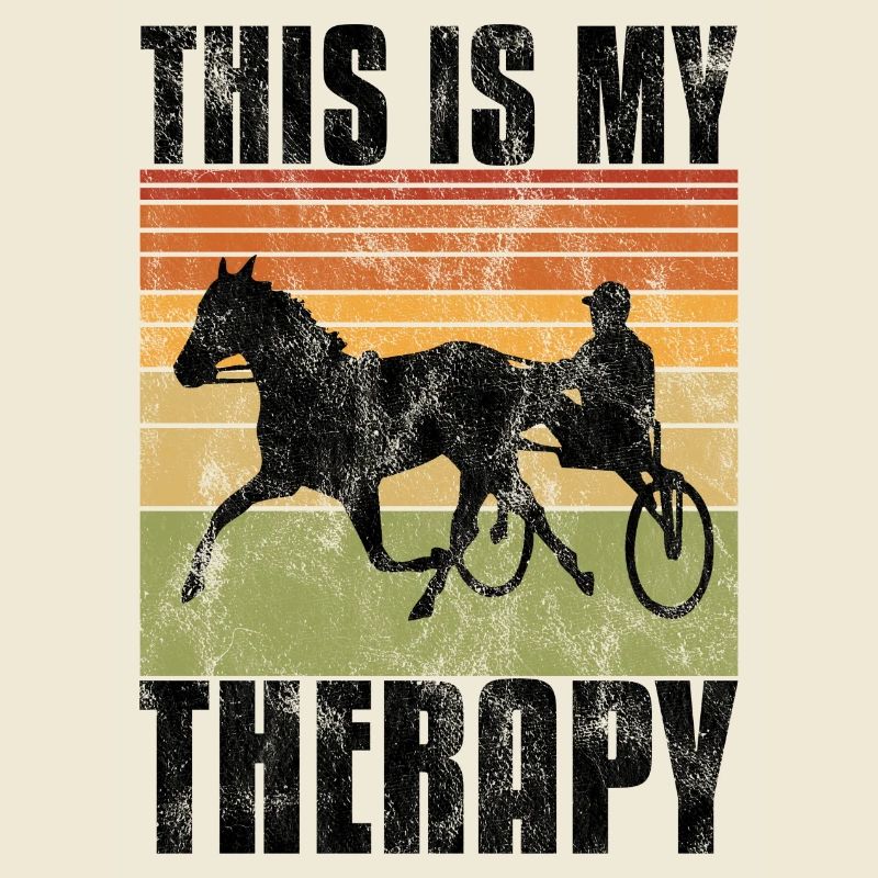 This is my therapy Trotting Harness Width Retro