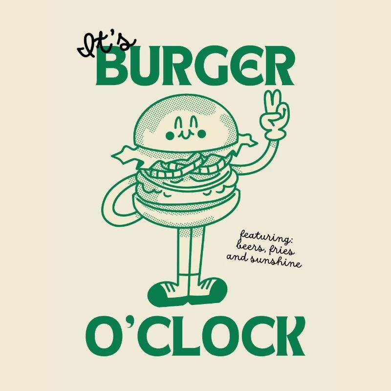 It's Burger o'clock