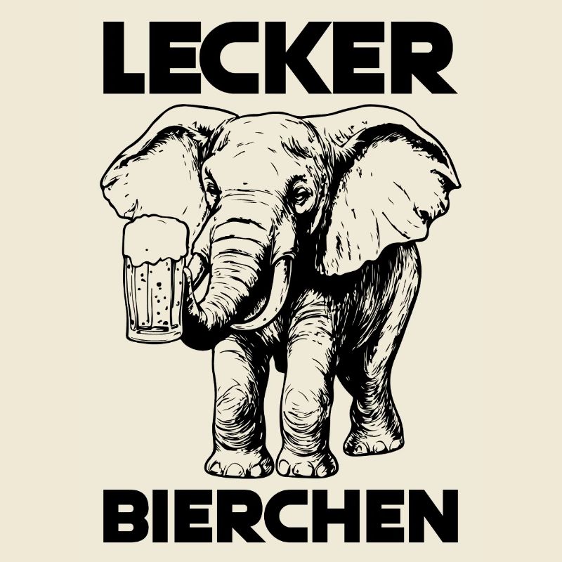 Lecker Bierchen X Elefant Meme Bier lustiges
