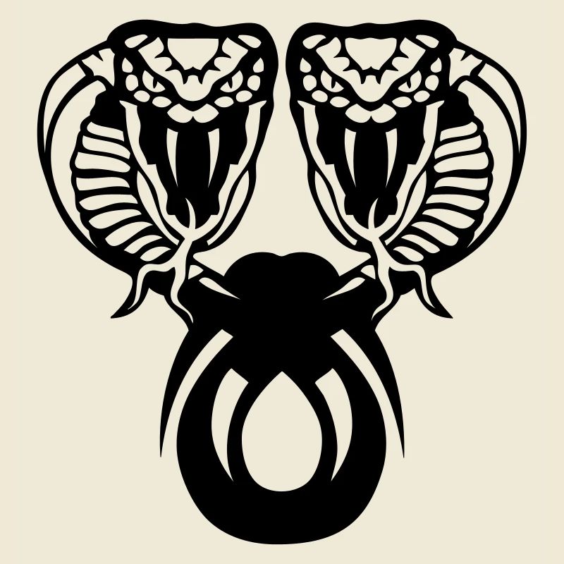 snake cobra double head