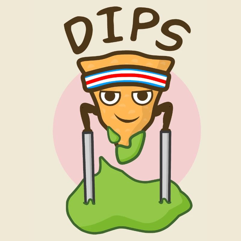 Nacho Doing Dips, Nacho dip dip jeu de mots amusant
