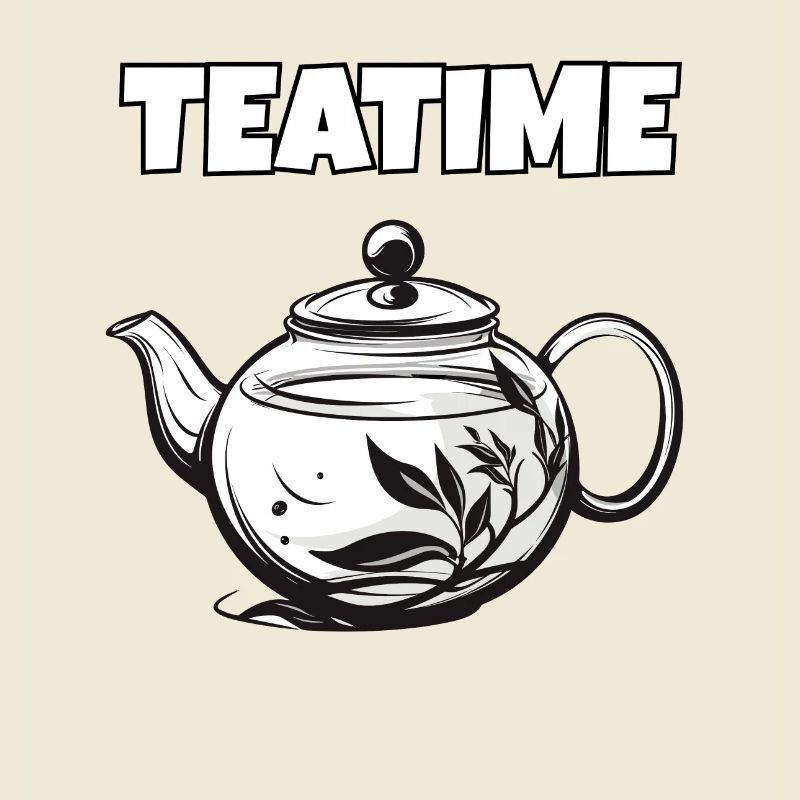 Teatime Tee Teezeit Kaffee Kuchen Teekanne