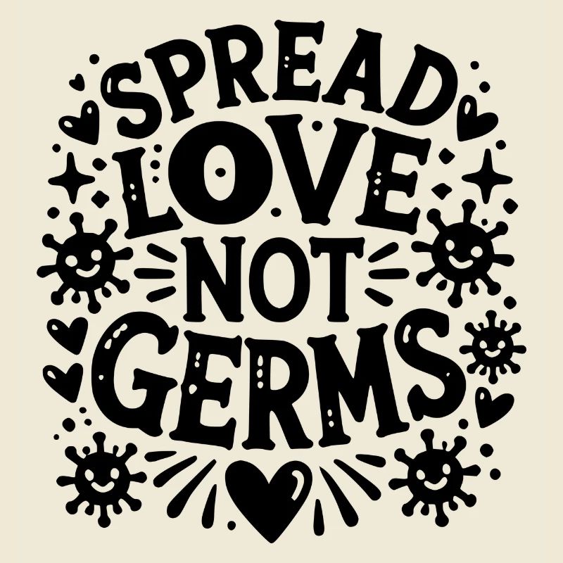 Spread Love Not Germs