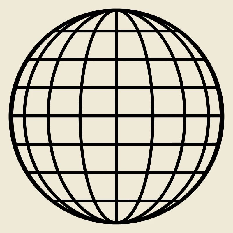 Sphere Globe Circle Round Geometric Shape