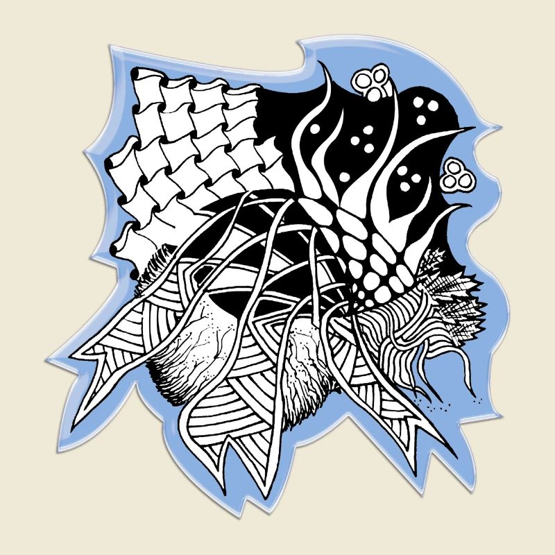 Zentangle Glas patterncontest