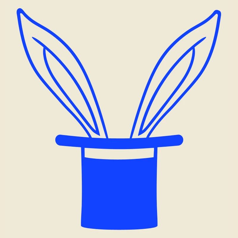 Bunny Top Hat Wizard Rabbit Wizard Trick