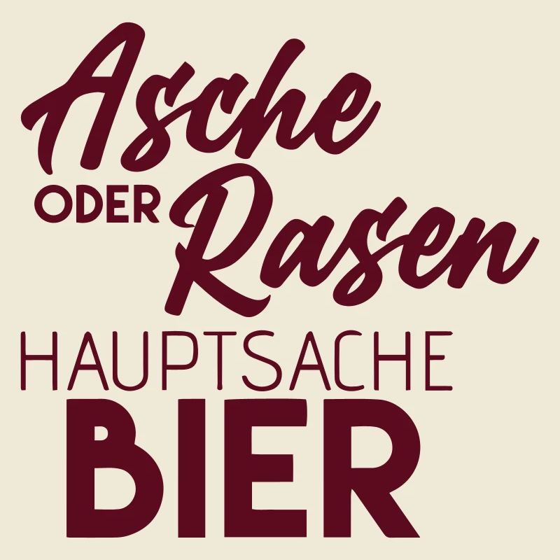 asche oder rasen