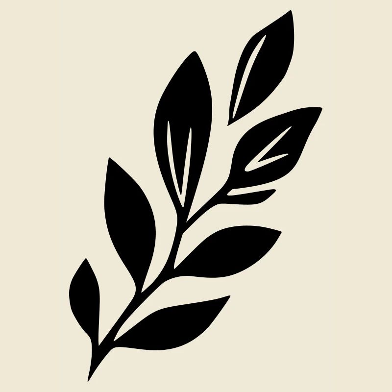 Décor de feuilles