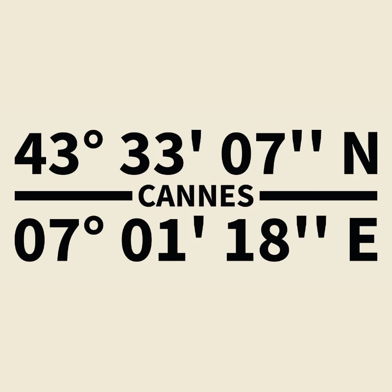 Cannes coordinates
