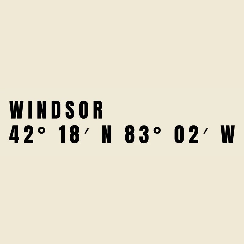 Windsor, Canada Coordinates