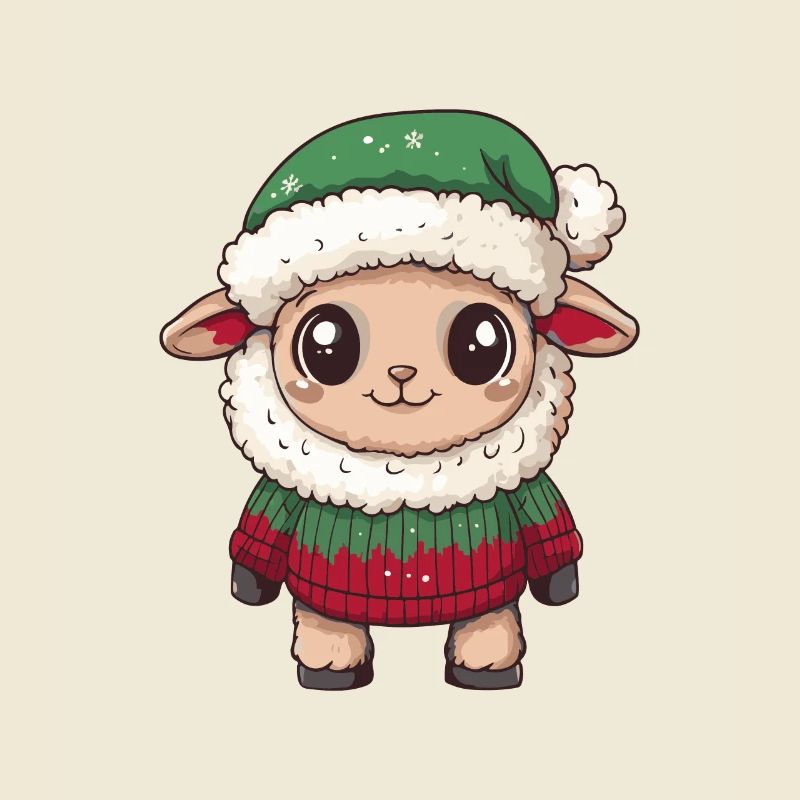 Sheep Christmas Comic