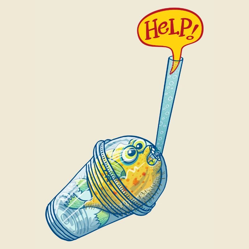 Pufferfish in plastic glass request help