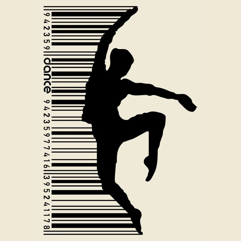 Danseuse au QR Code Style