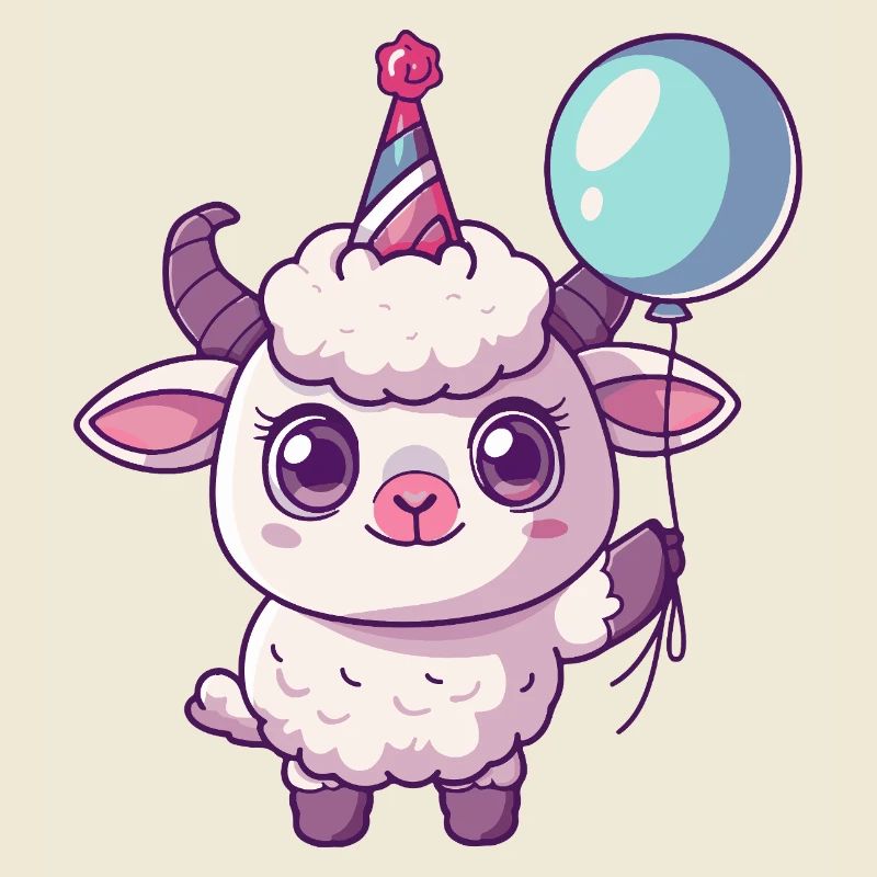 Ziege Geburtstag Baby