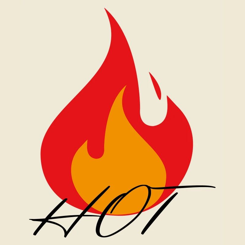 Flame Hot Flame Hot as Fire
