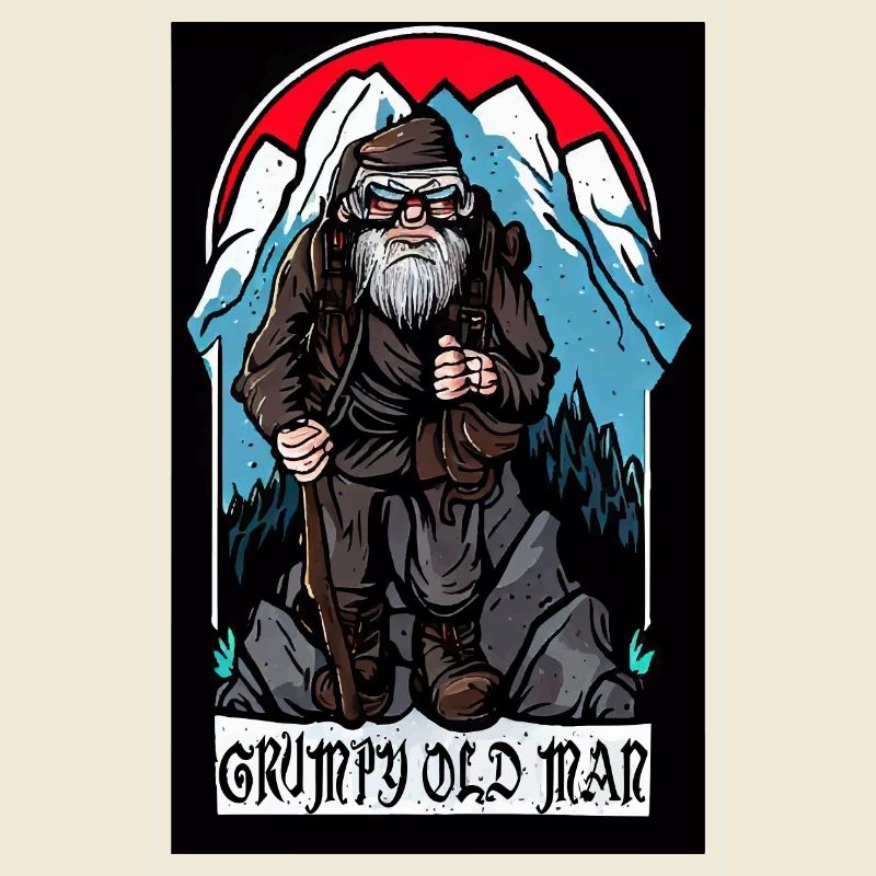 GRUMPY OLD MAN, TSHIRT
