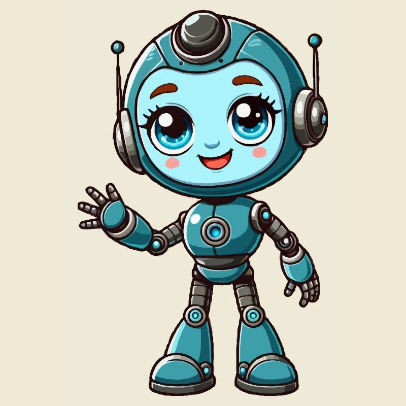 Roboter-Mädchen