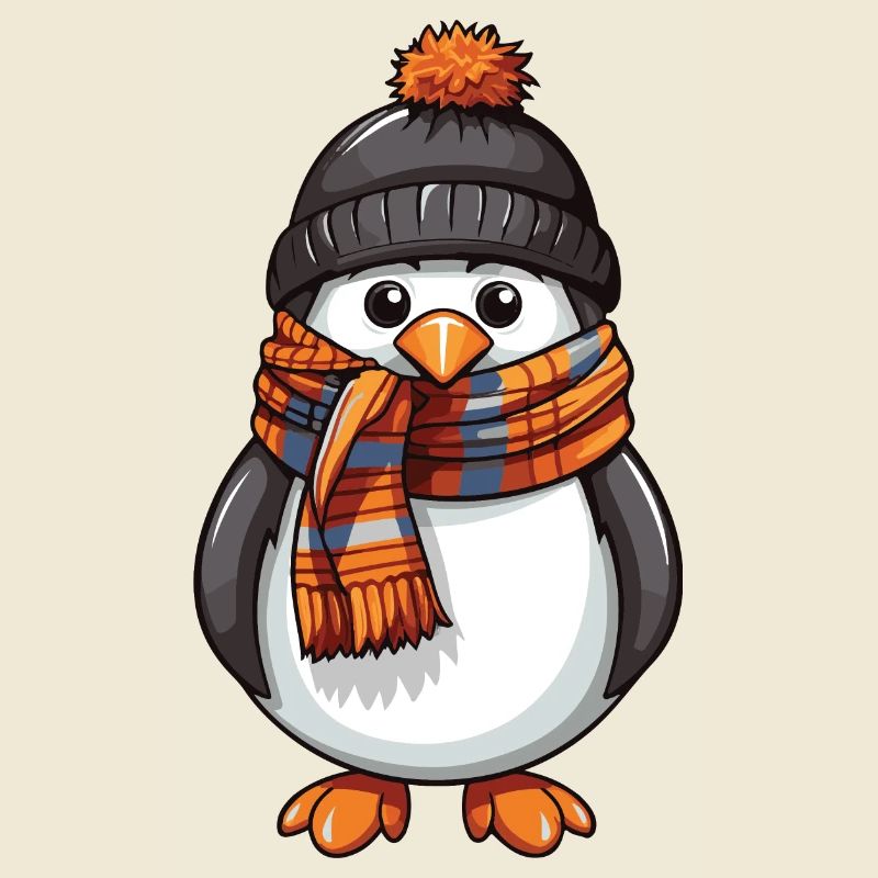 Penguin Winter Comic