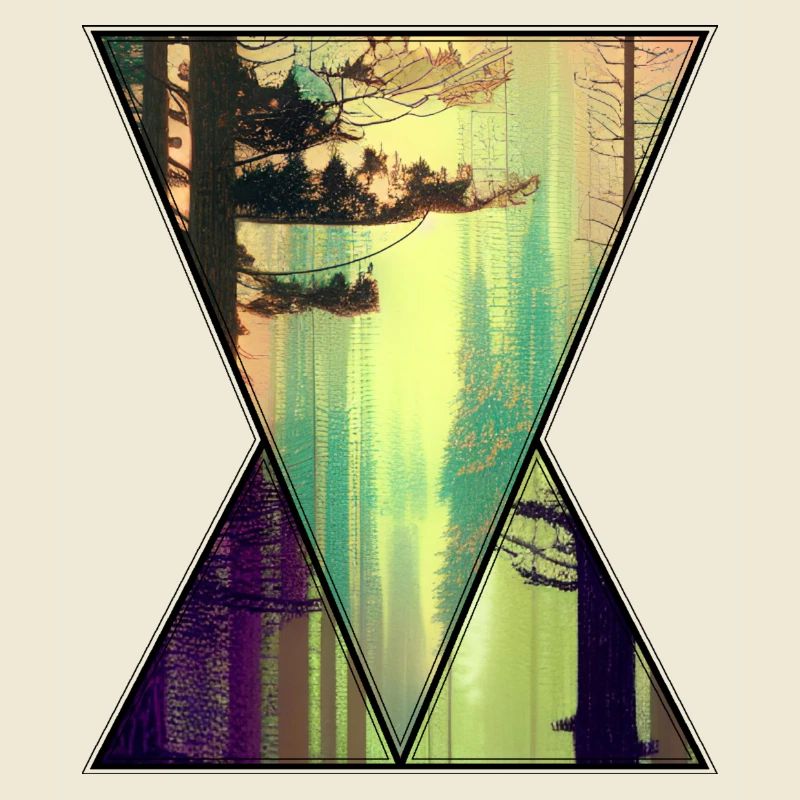 nature forest triangle