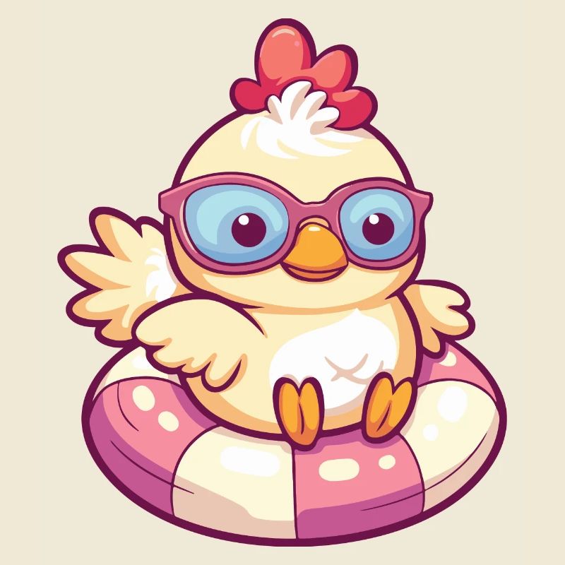 Poulet Été Bande Dessinée