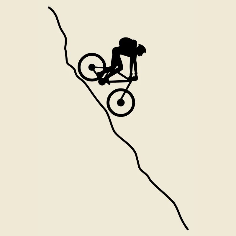Mountainbiker Downhill