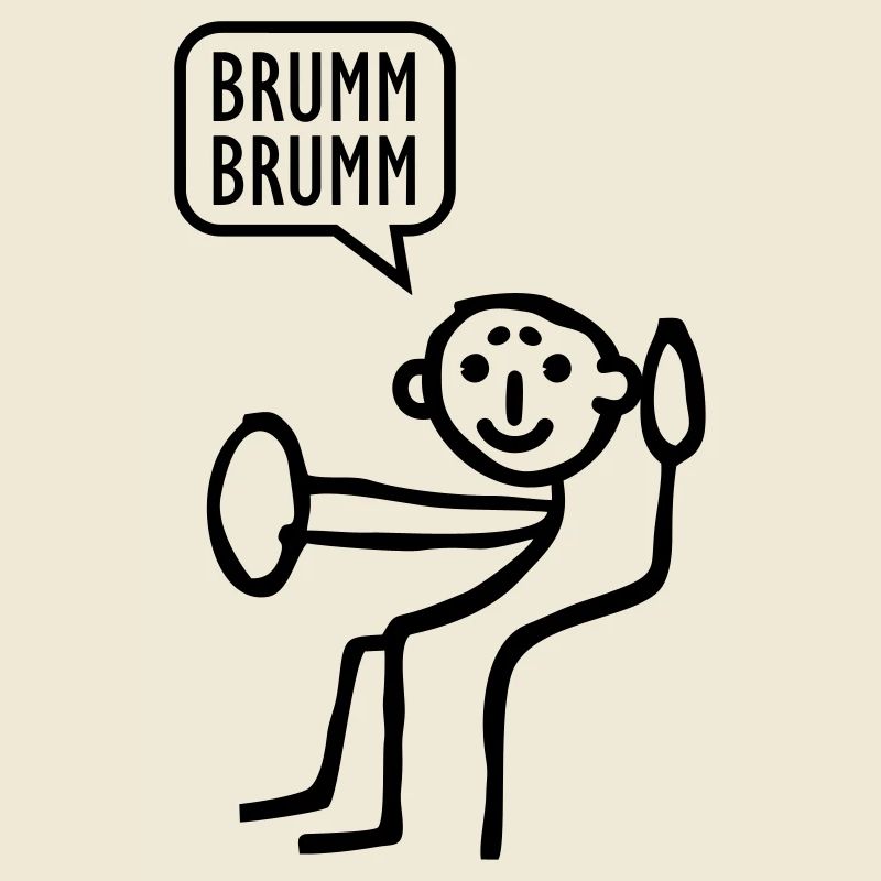 Strichmännchen brumm