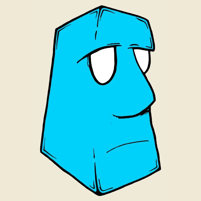 Moai Structure Blue