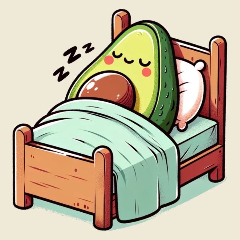 Slice avocado
