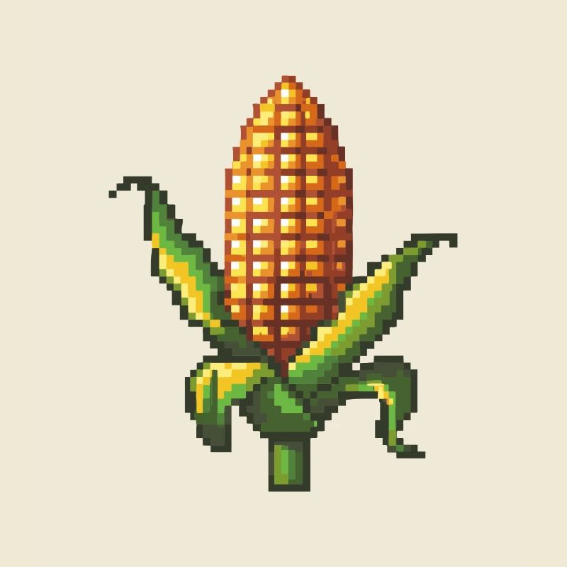 Joueur de pixels de maïs