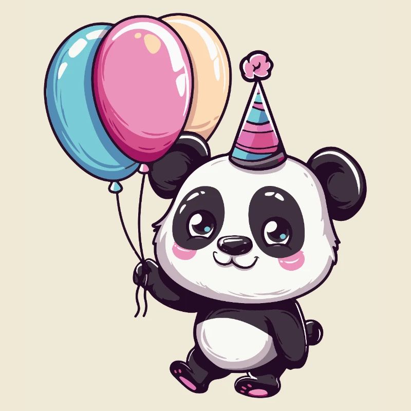 Panda Anniversaire Bébé