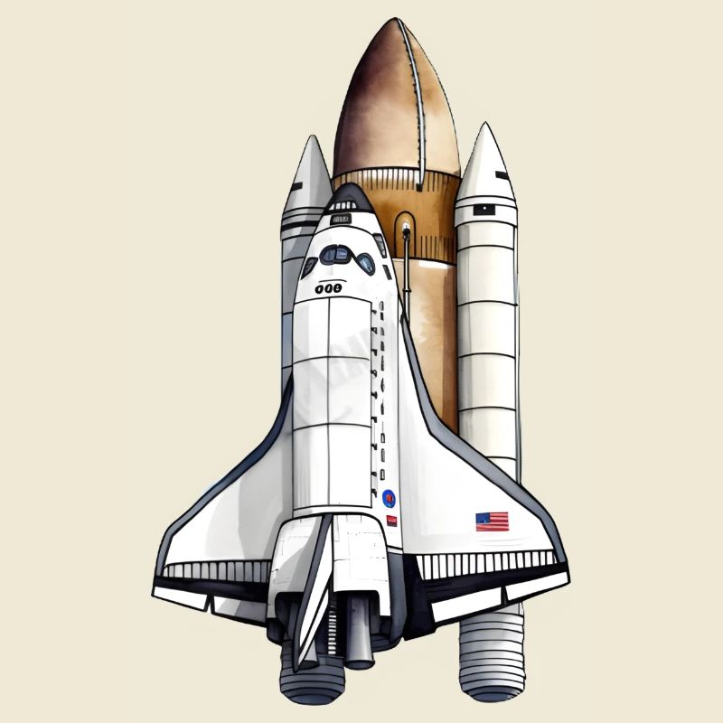Space Shuttle beim Start
