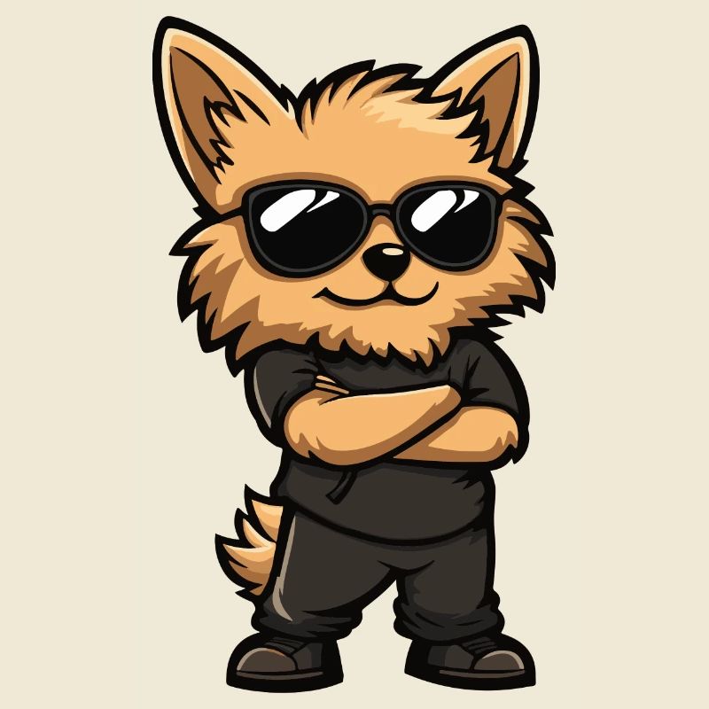Zwergspitz Hund Comic