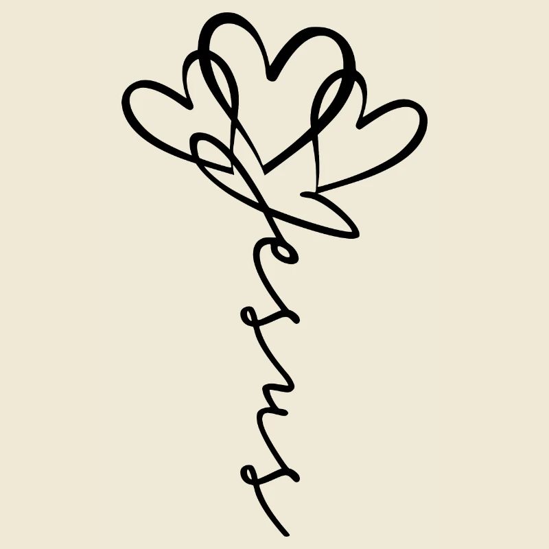 Jesus Scripture Heart Flower