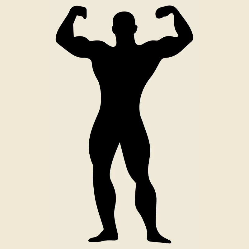 flexing man