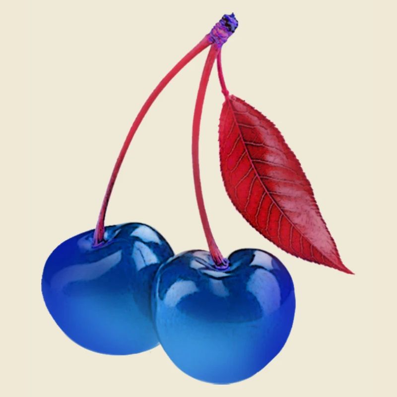 kirsche,cherrie,graffiti,blau,malerei,pop-art