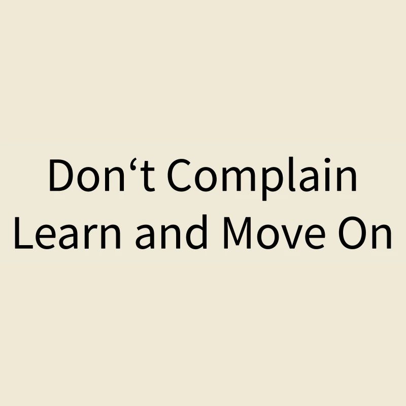 Learn And Move On