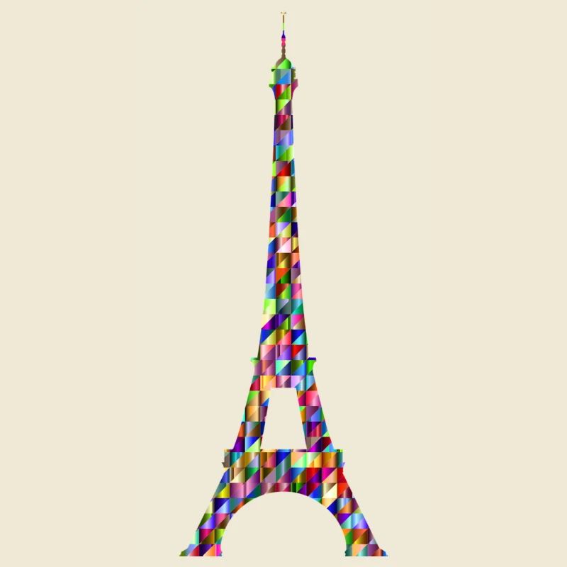 Eiffel Tower Rainbow