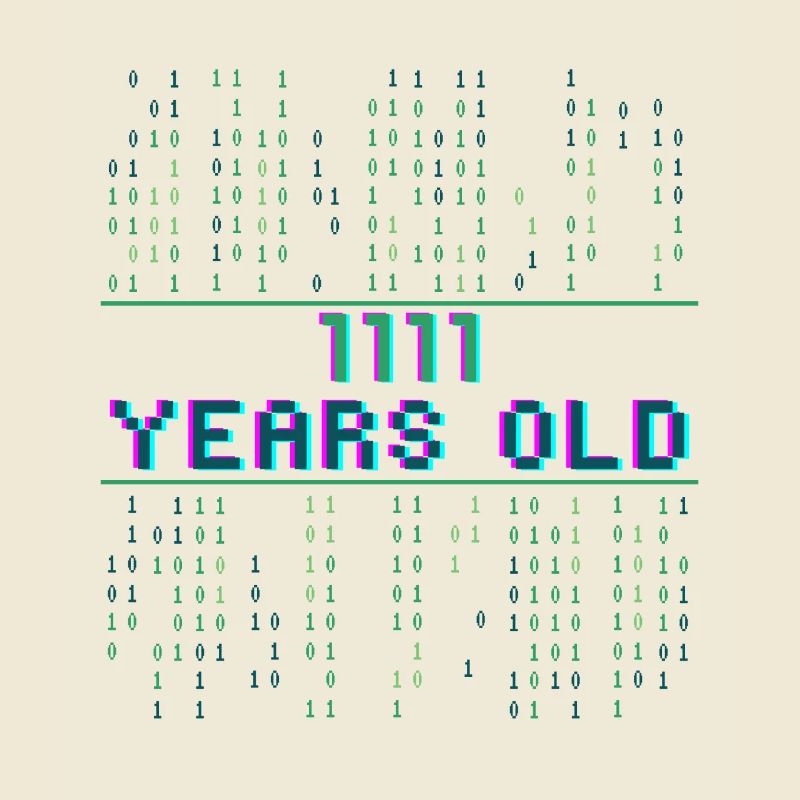 15. Geburtstag 15 Jahre alt Binärcode Coder