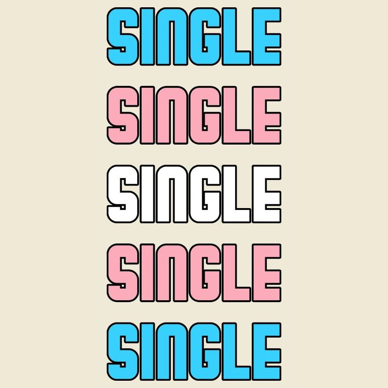 Single Transgender Pride LGBTQ CSD Geschenkidee