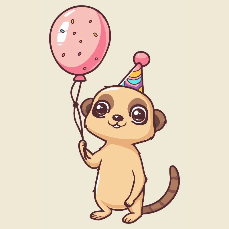 Suricate Anniversaire Bébé