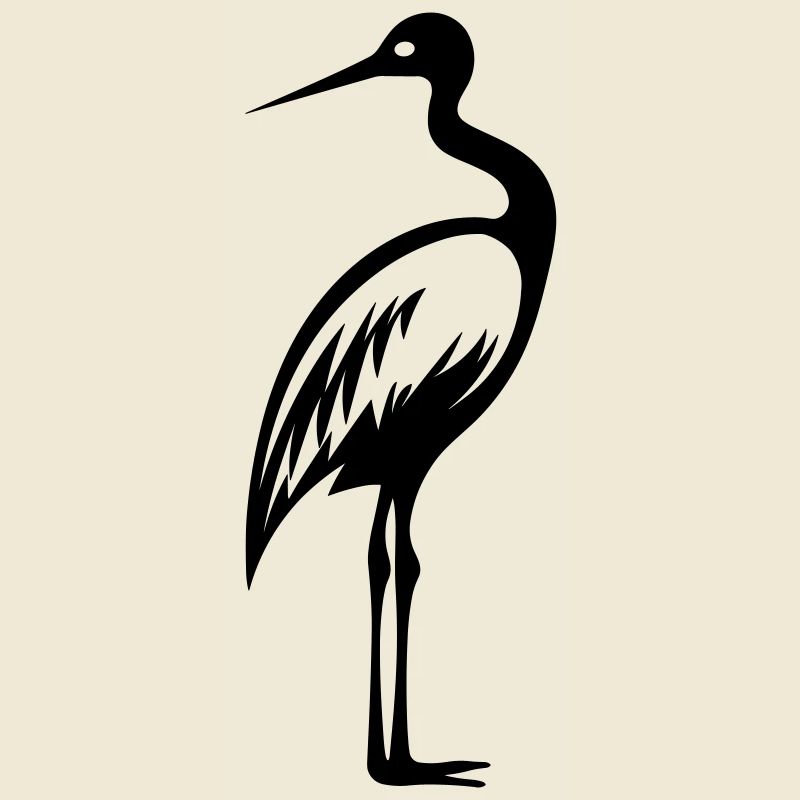 Simple petite cigogne