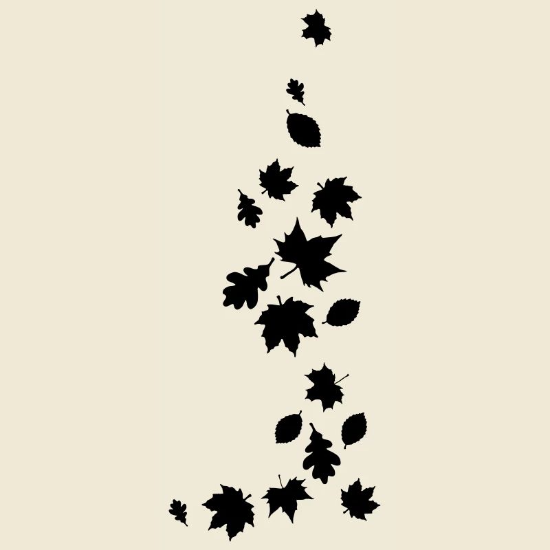 Les feuilles d'automne arbre d'érable chêne Beech Forest Park