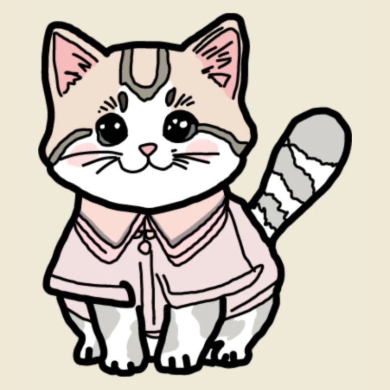 Katze mit Pulli